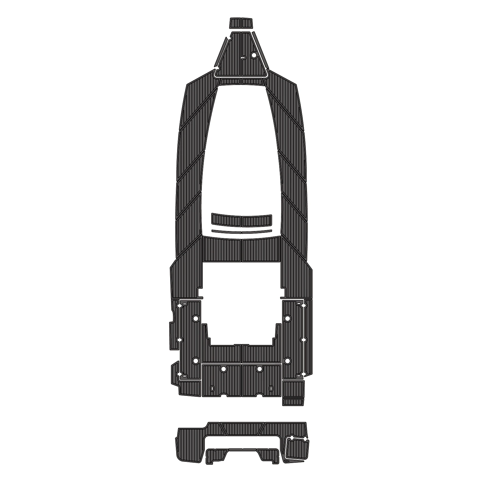 Комплект морской палубы для 2022 Blackfin 332 CC простыня яхты ковер нескользящая