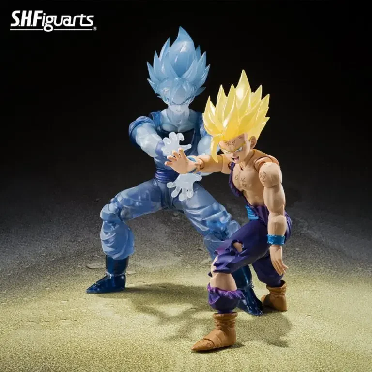 Подлинная фигурка Bandai Dragon Ball Super Saiyan Son Goku &amp Gohan Sdcc 2023 Shf Shfiguarts экшн-фигурка модель