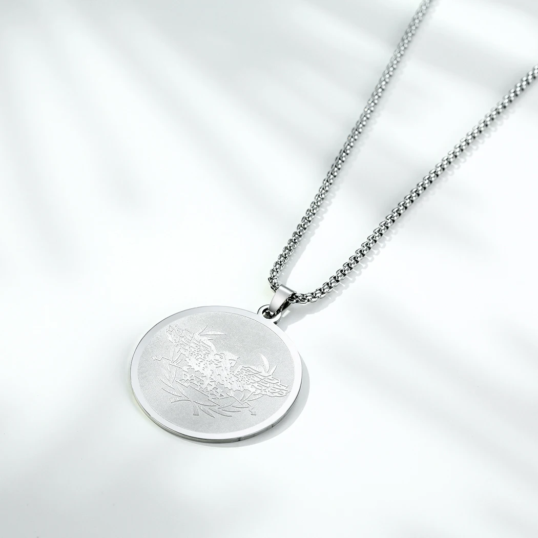 CHENGXUN счастливый греческий Орел ожерелье с подвеской для мужчин и женщин