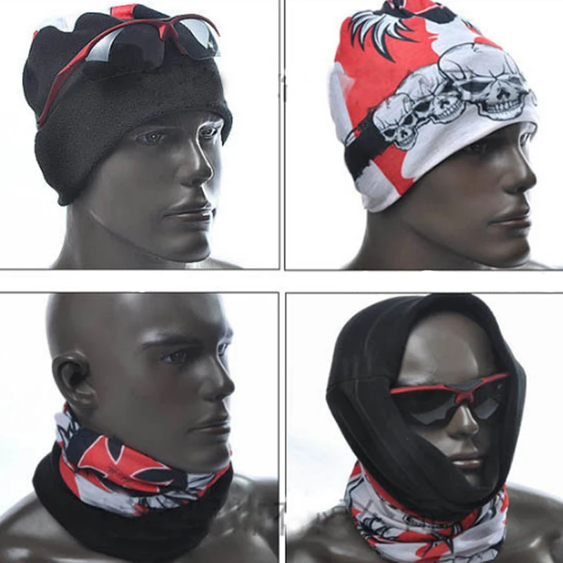 

Motorcycle mask balaclava scarf ski neck warm outdoor sports Cagoule Visage Ghost foulard mascarillas Helmet Bandana Motera Cap