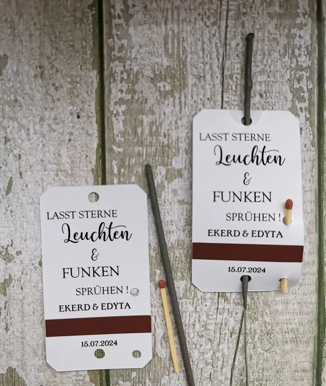 Фонарики для свадьбы персонализированные фонарики Let Love Sparkle WUNDERKERZEN-TAGS юбилейные