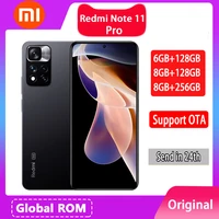 xiaomi smartphone redmi note 11 pro rom global 6gb8gb ram128gb256gb rom 108mp camera size 920 octal core 67w fast charging