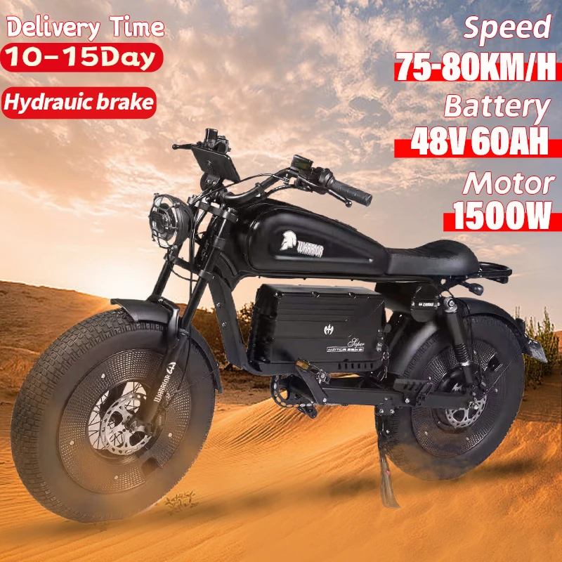 Электрический велосипед ZPW 1500 Вт 48 В 60 Ач