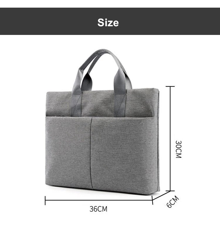 Business Briefcase Laptop Bag Oxford Computer File Handbag Meeting Office Men Women Gift Printing LOGO Customization