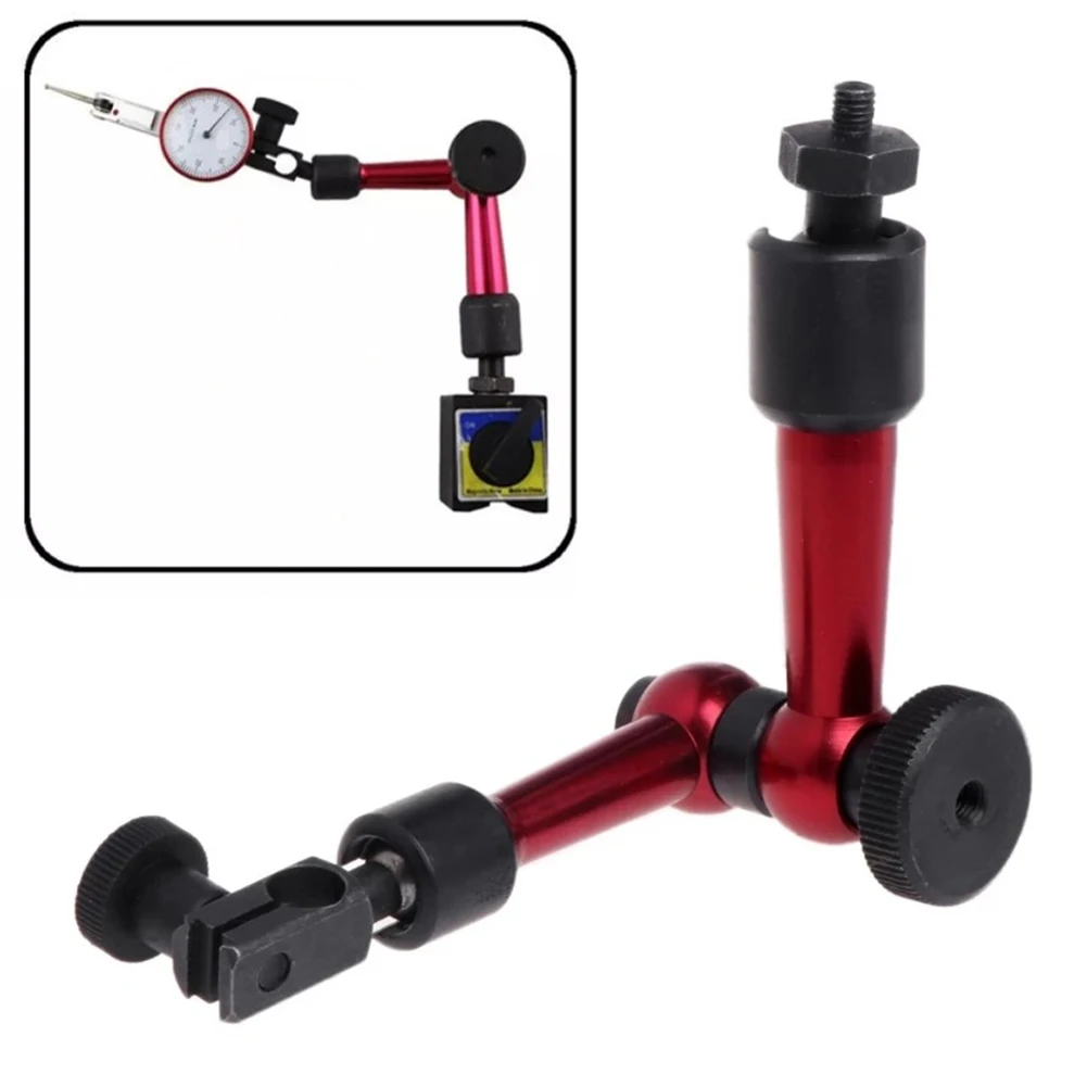 

1 Pcs Magnetic Arm Alloy Arm Dial Gauge Tool Best Price Brand New Durable High Quality Magnetic Arm Red/ Black