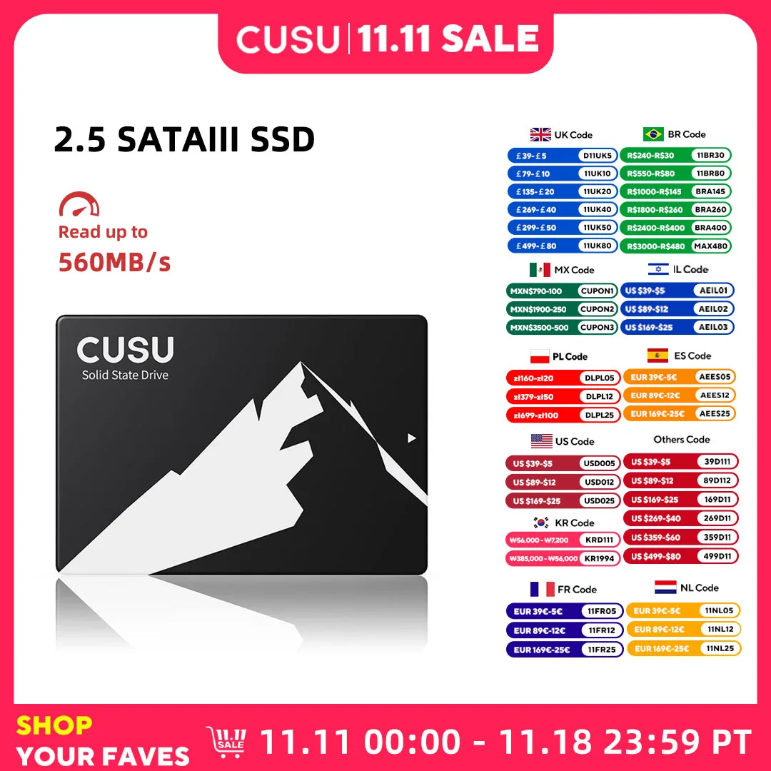 Внутренний SSD-накопитель Cusu