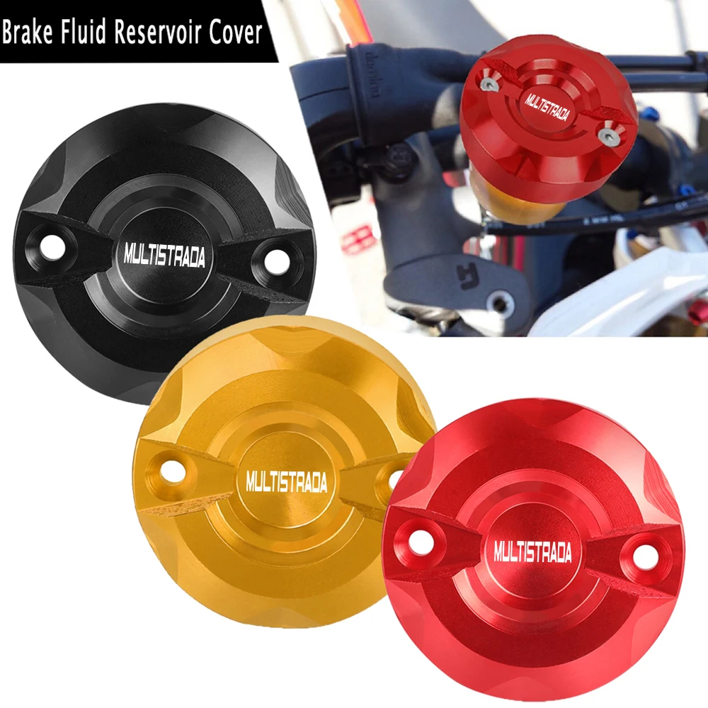 

Motorcycle Accessories For Ducati MULTISTRADA V4 950 1260 1260S 1200 1200S 1200R Enduro Front Brake Fluid Reservoir Cap Cover