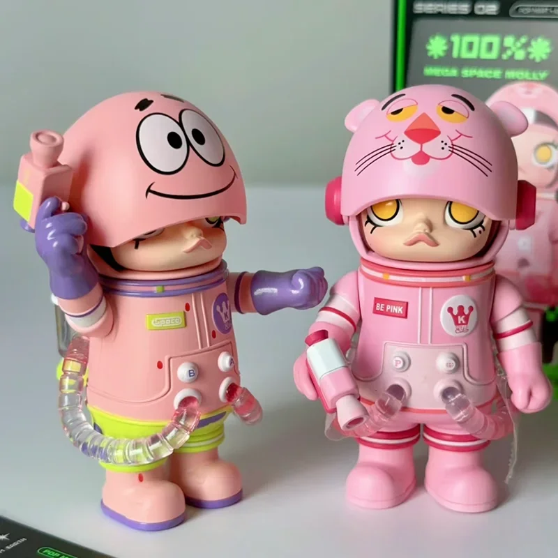 В наличии Mega Space Molly 100% Series 02-B слепая коробка 1 шт./9 шт. Mystery Box фигурка Коллекционная