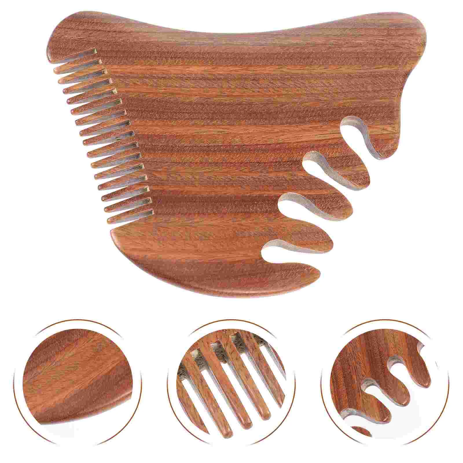 

Comb Scraping Scalp Comb Triangle Fine Wide Hair Brush Comb Men Hair Brush Tool