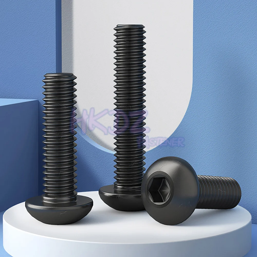 Винты с шестигранной головкой м3 М4 М5 М6 М8 класс 12 9 высокопрочные болты круглая