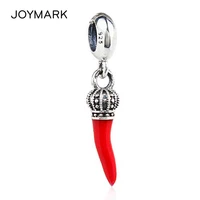 wholesale red pepper 925 silver pendant dangle charms genuine sterling silver beads factory direct sales sdc962