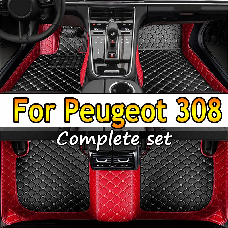 

Car Mats Floor For Peugeot 308 CC T7 2008~2013 Waterproof Protection Carpets Leather Mat Cubre Pisos Para Autos Car Accessories