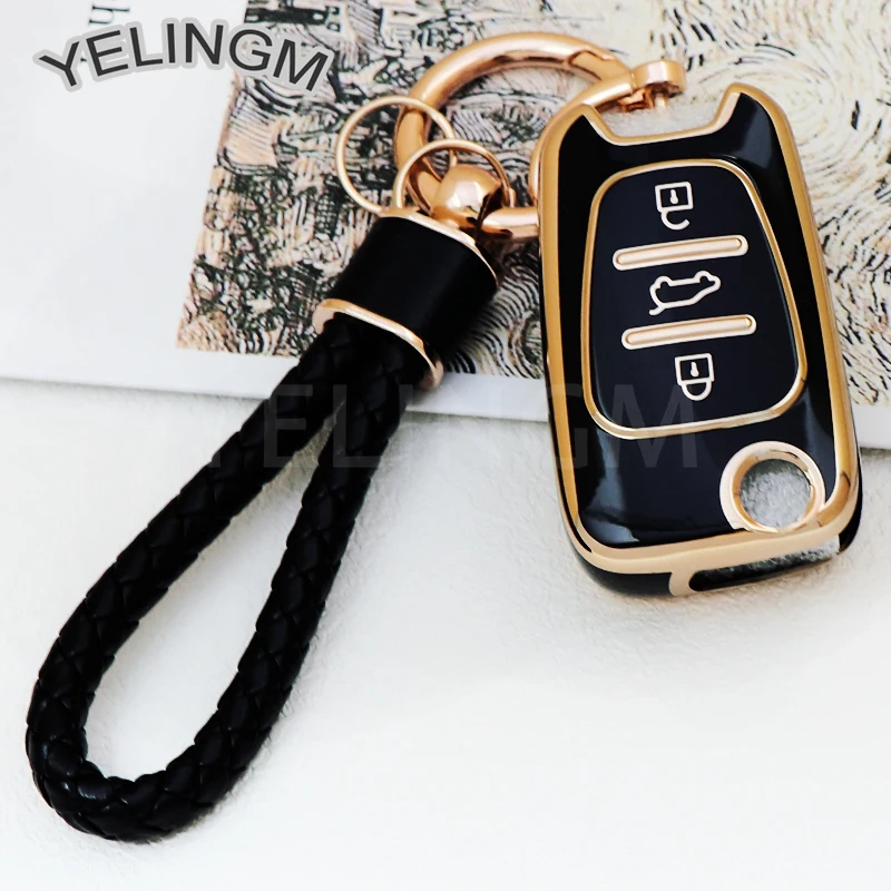Чехол для автомобильного ключа из ТПУ Hyundai i20 i30 ix20 ix25 ix35 Elantra Accent KIA Sportage Rio 3 Soul Optima