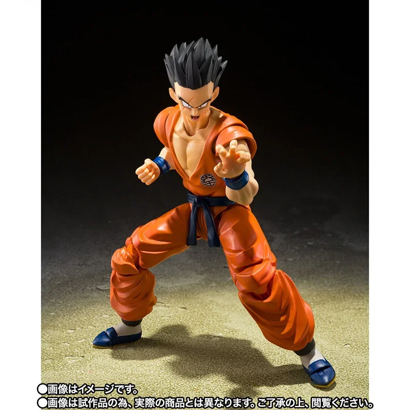 Фото Bandai оригинальная аниме-фигурка SHF DRAGON BALL Z YAMCHA, экшн-фигурка, игрушки для мальчиков/девочек/детей/Рождественский подарок №3
