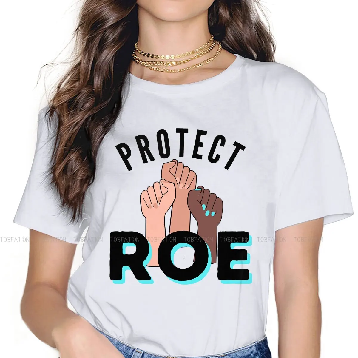 

Футболка женская хлопковая с защитой икры, 4XL