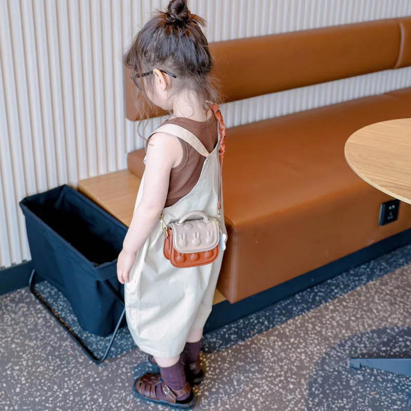 Cute Bunny Girl Messenger Bag Korean Style Crossbody Bags for Girls PU Hand Bags Toddler Purses and Princess Handbags Free Ship enlarge