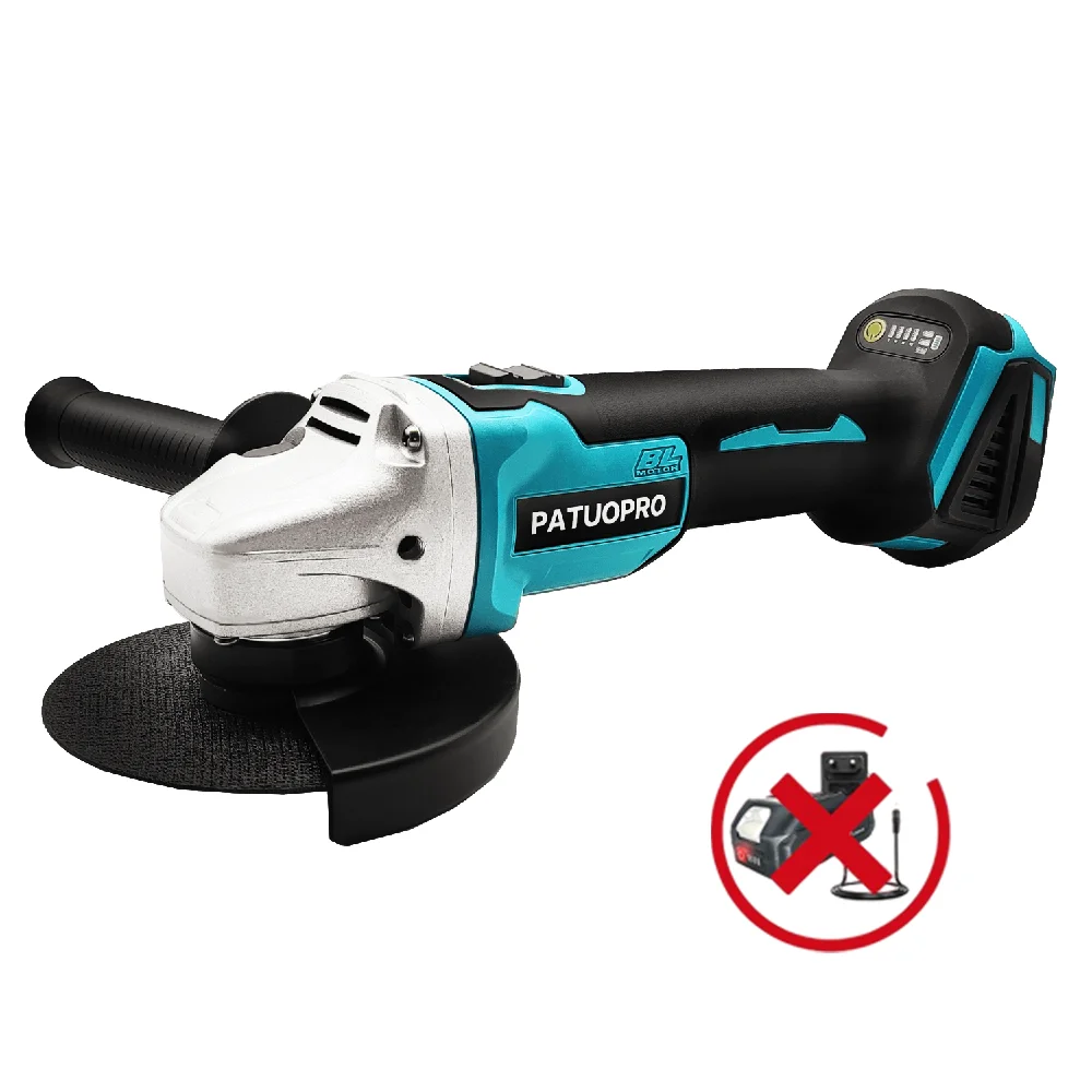 

PT-CLUB Угловая шлифовальная машина 125 мм для аккумулятора Makita 18 В