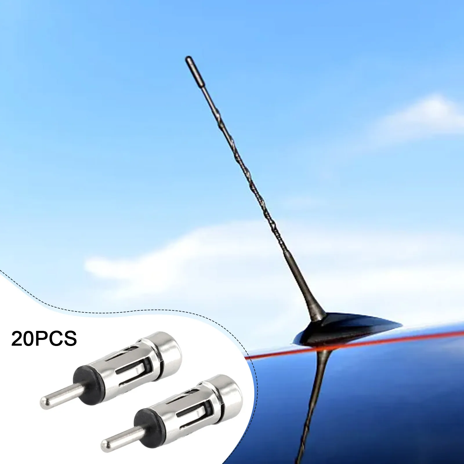 

Car Radio Stereo ISO To Din Aerial Antenna Adaptor Connector Aerial Cable Adaptor For Many Cars Exterior Parts Aerials 4x0.9x0.9