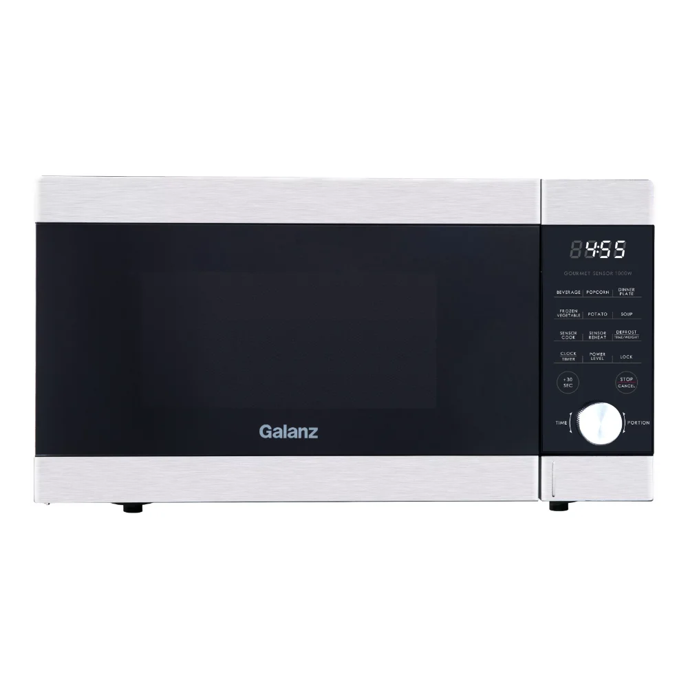 

Galanz Express Wave 1.1 Cu. Ft. Sensor Cook Countertop Microwave Oven, 1000 Watts, Stainless Steel Mini Oven
