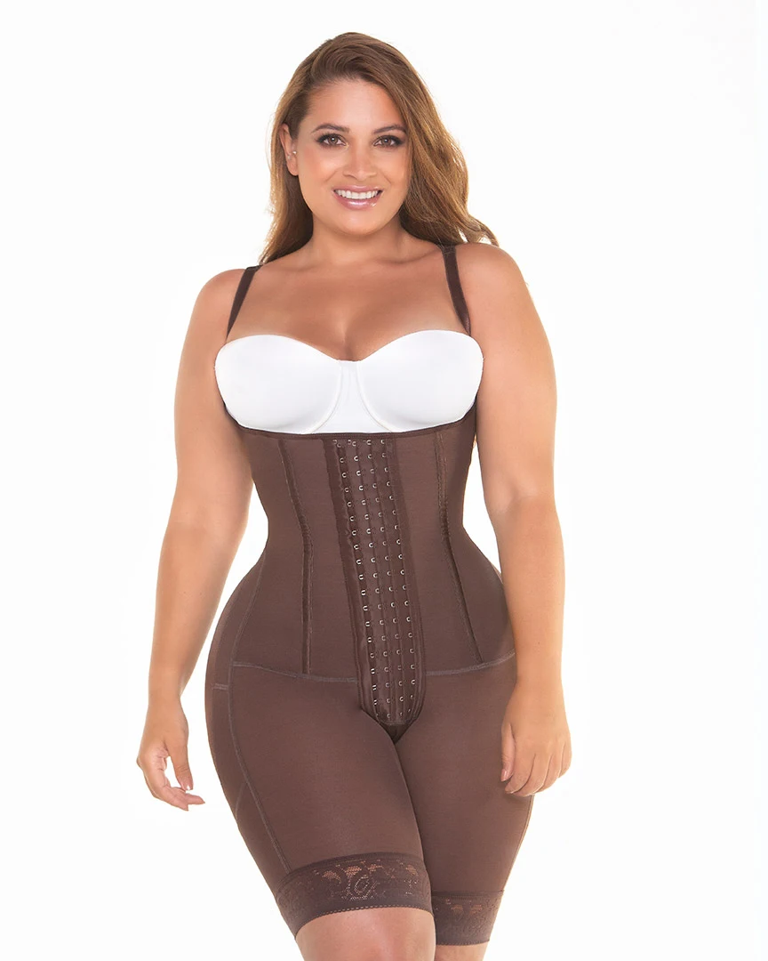 Open-chest Sleeveless One-piece Breasted Shapewear