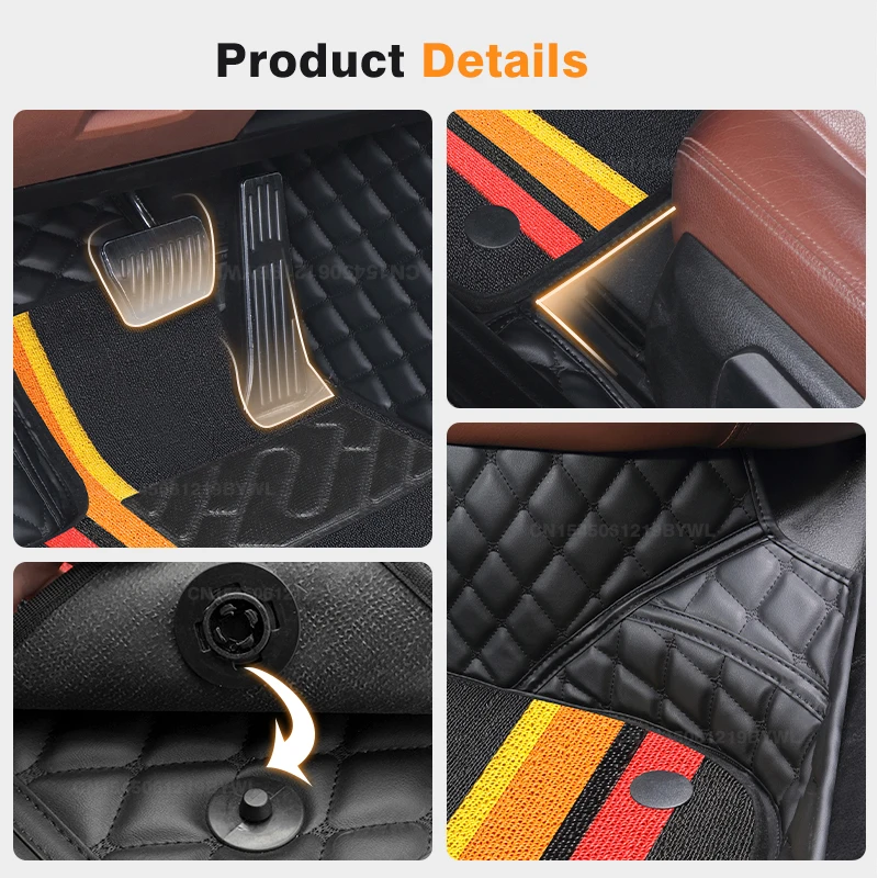 Для Volkswagen JETTA 2012-2018 13 14 15 16 17 двухслойные автомобильные коврики на заказ подушечки