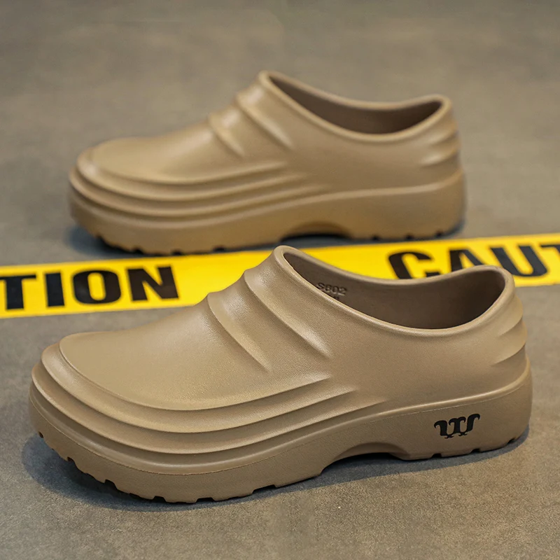 Женские Повседневные Слипоны Садовая Обувь Из ЭВА Нескользящая Маслостойкая