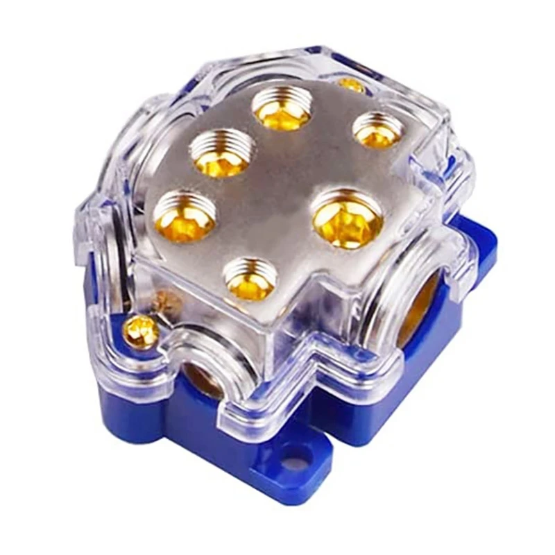 Автомобильный аудиоусилитель блок распределения питания 1 в5 5 выходов блоки