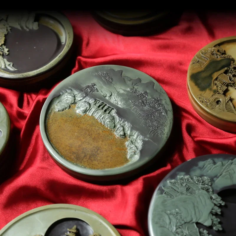 Натуральный грубый камень Laokeng inkstone