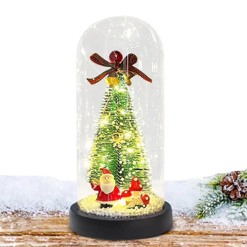 

Рождественский шар, декоративный светящийся Снежный шар, фонарь, Рождественская елка, ночник, украшение для дома, офиса, школы, креативный Д...
