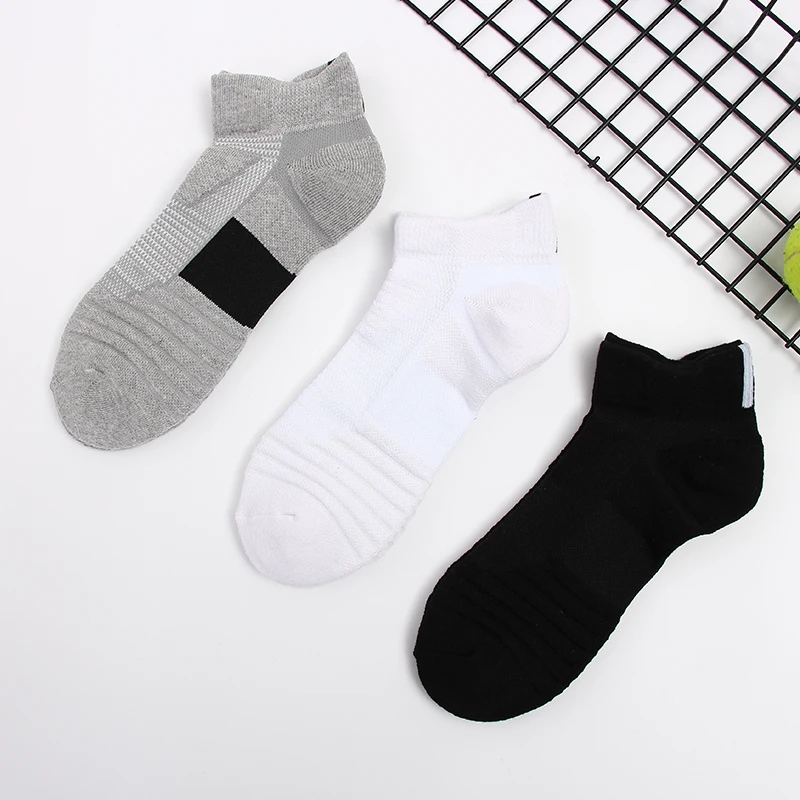 

Men's Sports Towel Thick Basketball Sock Ankle White Compression Socks for Teenagers Thick Wear-resistant Cotton Sweat-absorbent