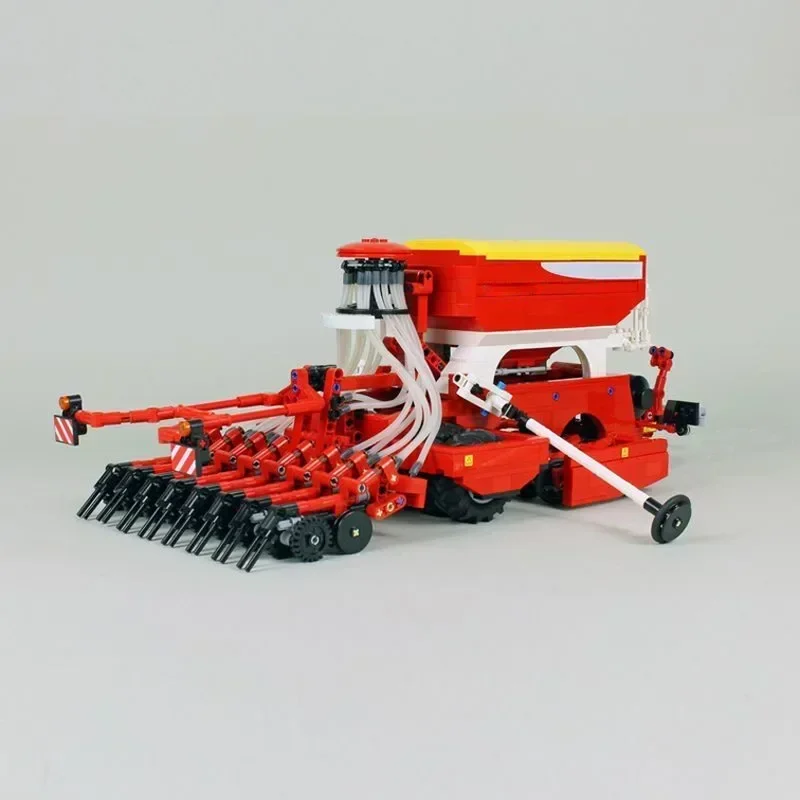 MOC-23362 Трактор и MOC-74950T3 Сеялка в сборе Сращивание строительных блоков