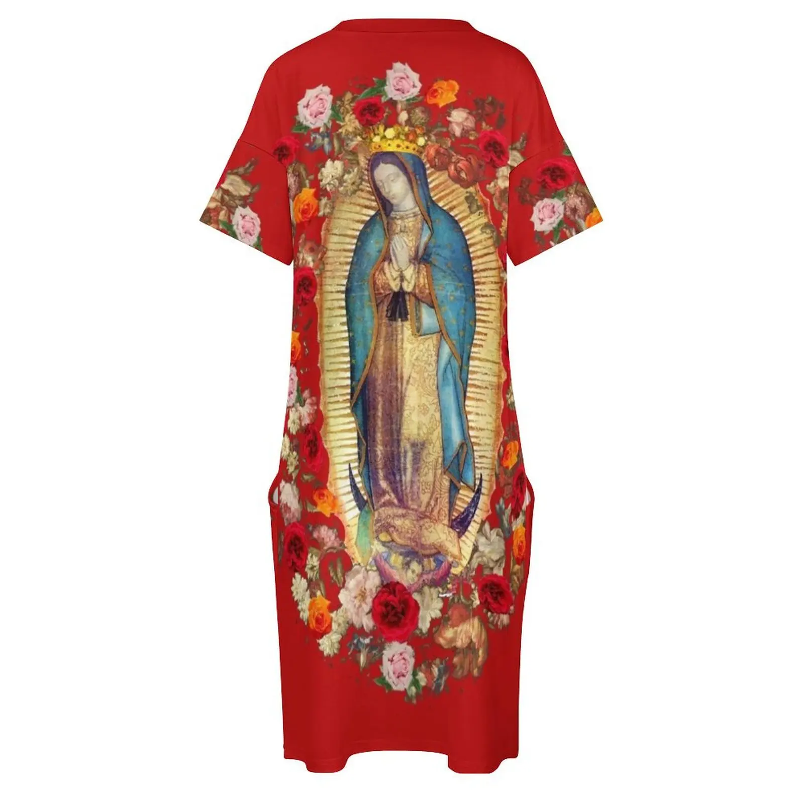 Богоматери Гваделупской мексиканское платье Девы Марии Мексики католическое