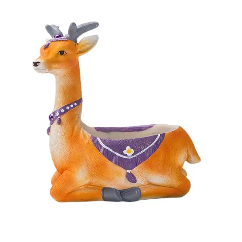 

Креативный цветочный горшок с оленем, горшок для суккулентов, настольный цветочный горшок из смолы, цветочный горшок, горшок для растений, р...