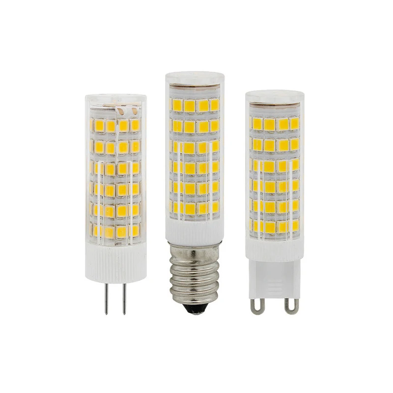 

Яркая светодиодная лампа G9 SMD2835, керамический корпус, сменный галогенный светсветильник льник теплого/холодного белого света, 2022 В переменн...