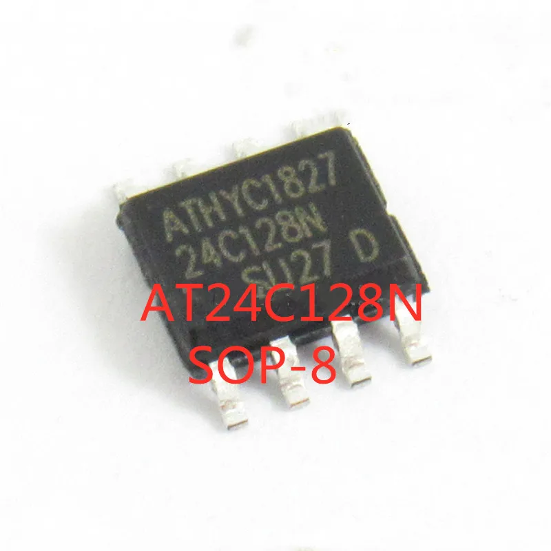 10 шт./лот 100% качество AT24C128 24C128 AT24C128N AT24C128AN AT24C128N-10SU-2.7 SOP-8 карта памяти IC