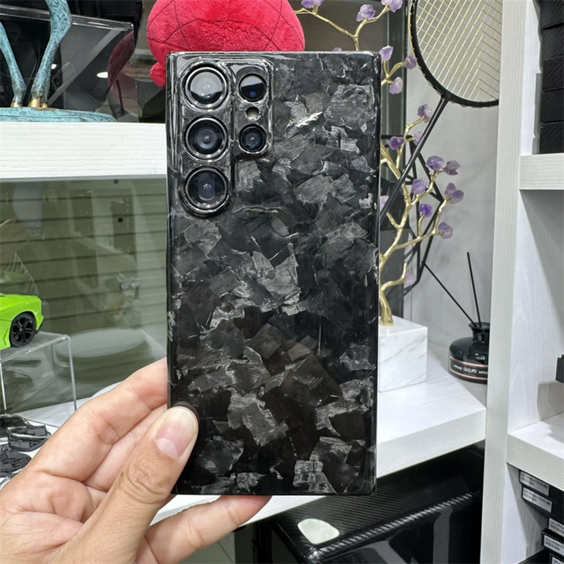 

Ультра кованый чехол из настоящего углеродного волокна для Samsung S23 S22, Арамид, ультратонкий легкий защитный чехол на заднюю панель телефона для s22u S23U