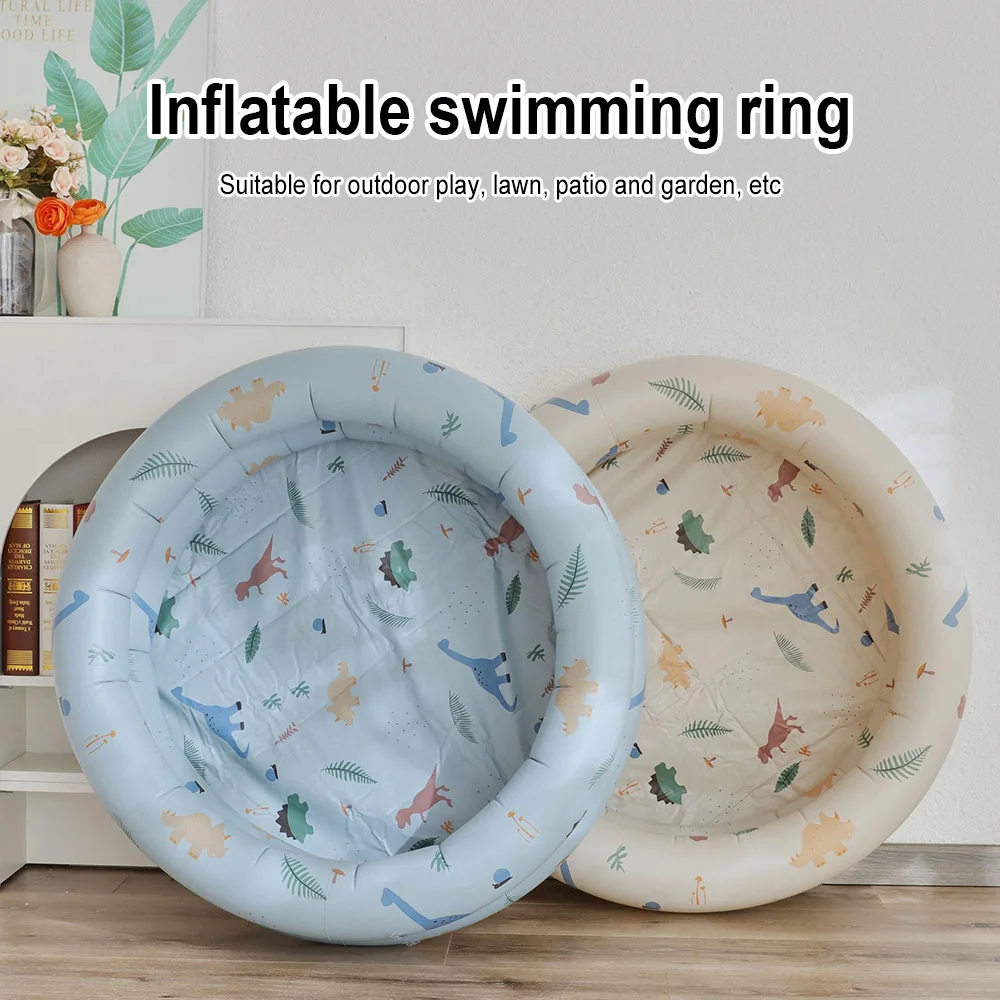 87cm Inflatable Swimming Pool Baby Toys Outdoor Paddling Pool Infant Pool Round Children Pool Swimming Ring Room Bath Pool