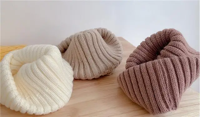 Baby Knitted Hat Winter Casual Pullover Hat Newborn Autumn and Winter Warm Wool Hat Children's Baby Personality Hat Trend enlarge