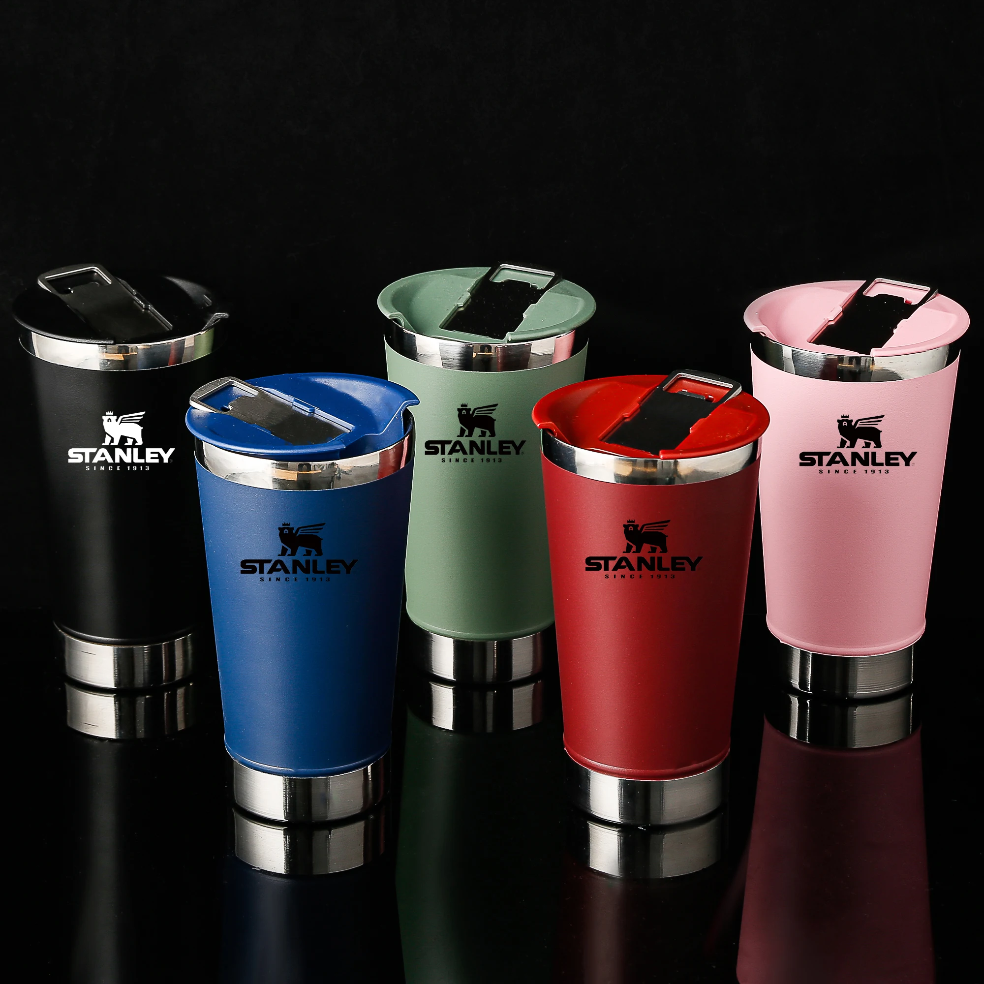 473 мл бутылка для воды Stanley кружка пива из нержавеющей стали термос с крышкой