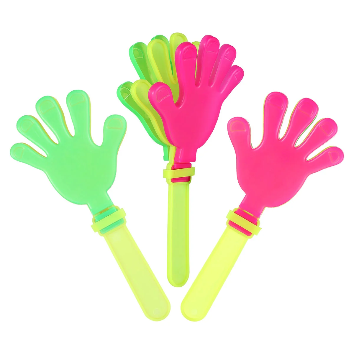 

Hand Makers Noise Clappers Noisemakers Plastic Hands Party Favors Clackers Clapping Clap Clapper Cheer Props Device Funny