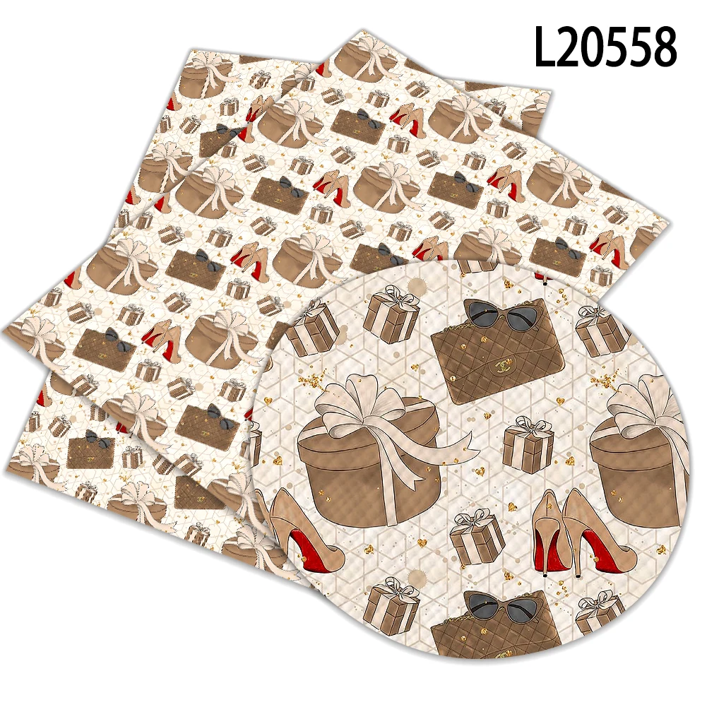 

Fashion theme shoes bag cosmetics Pattern Artificial Leather Cross Pattern for DIY Jewelry Earring Craft Decoration Making 10pcs