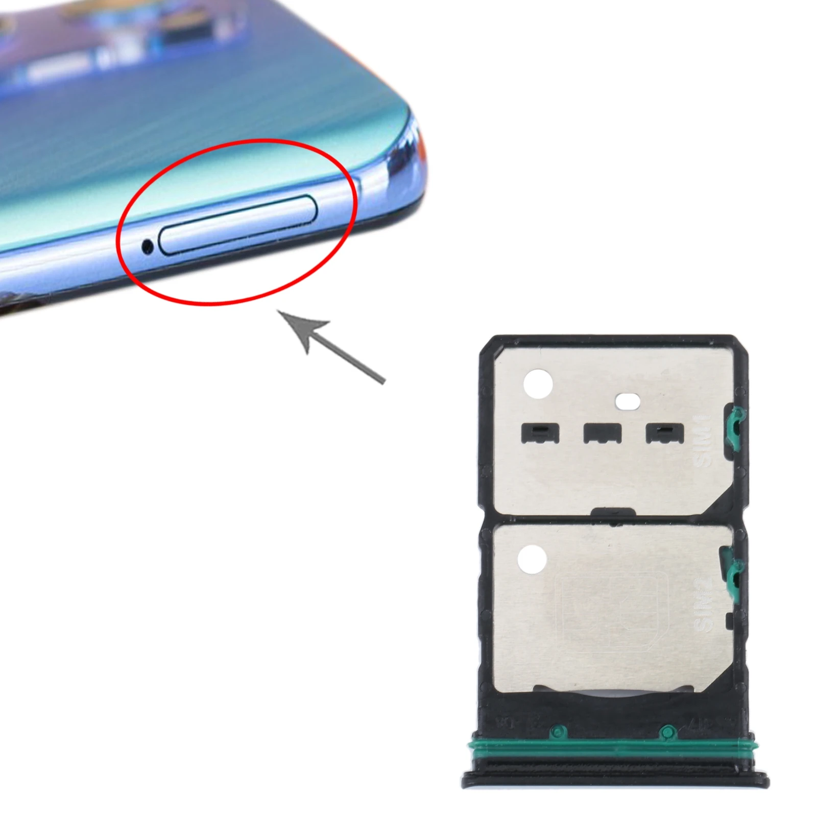 Лоток для SIM-карты OPPO Reno7 5G в Китае/Reno7 + лоток карт Micro SD