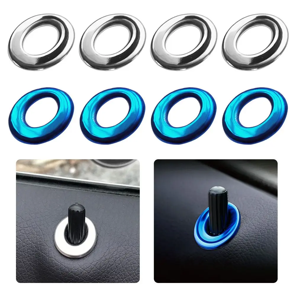 

Pin Knob Inside Screw Knob Locking Pin The Bolt Cover Car Decoration Door to Modified 4PcsFor Benz A B GLA CLA
