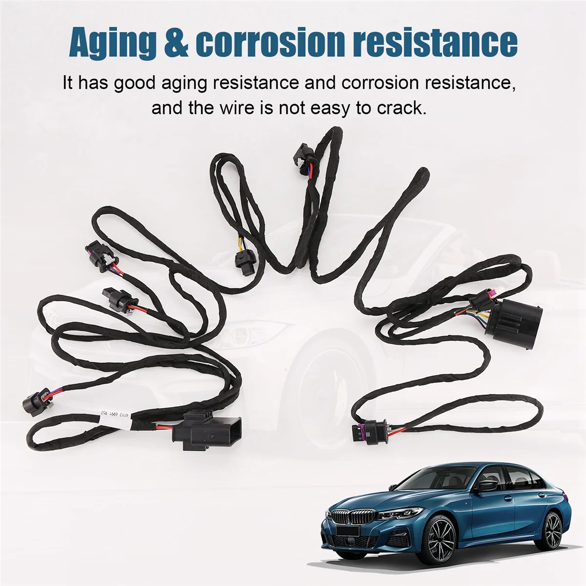 Жгут проводов ткацкий для переднего бампера BMW 3 Series 2015 320i/X3 2018/X1 2012 PDC