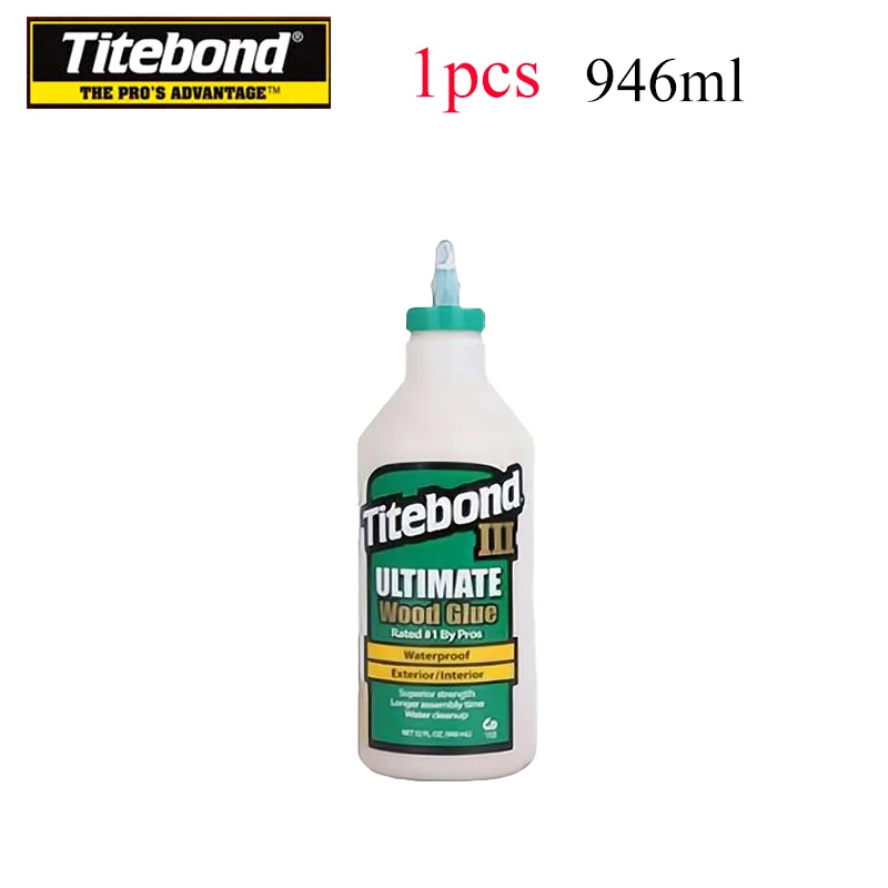 Клей для деревообработки Titebond Ultimate III 946 мл 1 шт. деревянной мебели стульев гитар и