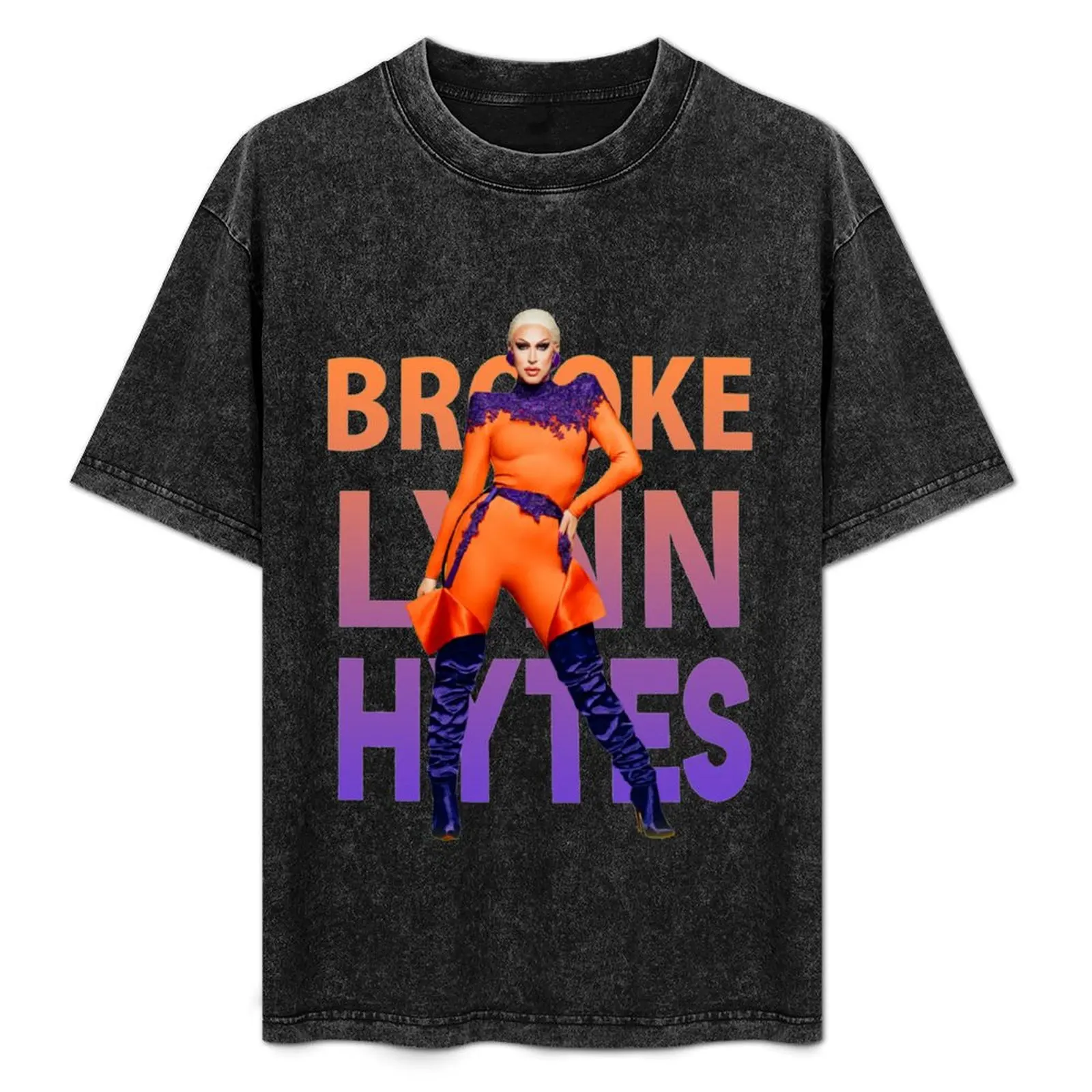 Фото Футболка BROOKE LYNN HYTES в подарок на Хэллоуин, День Благодарения, Рождество, повседневная дышащая футболка с короткими рукавами №1