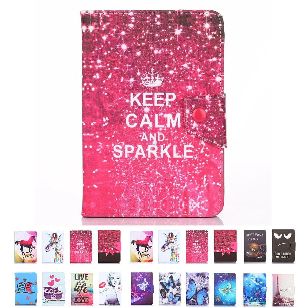 

Universal Case for Huawei Matepad T10S 10.1'' 2020 AGS3-L09 AGS3-W03 Matepad T10 9.7'' PU Stand Cover Protector Shell+Pen