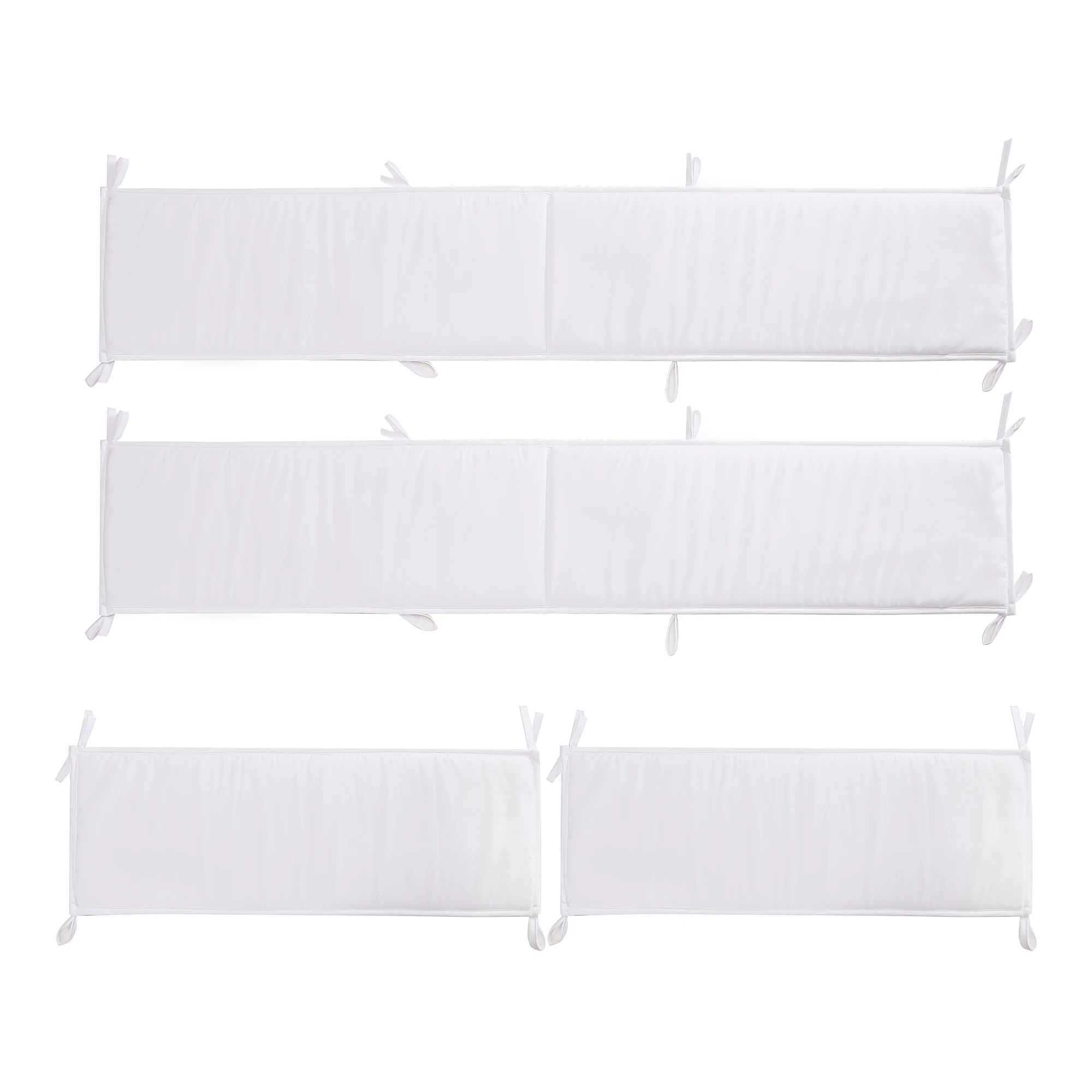 5 шт. однотонный комплект постельного белья для детской кроватки бампер защита (4