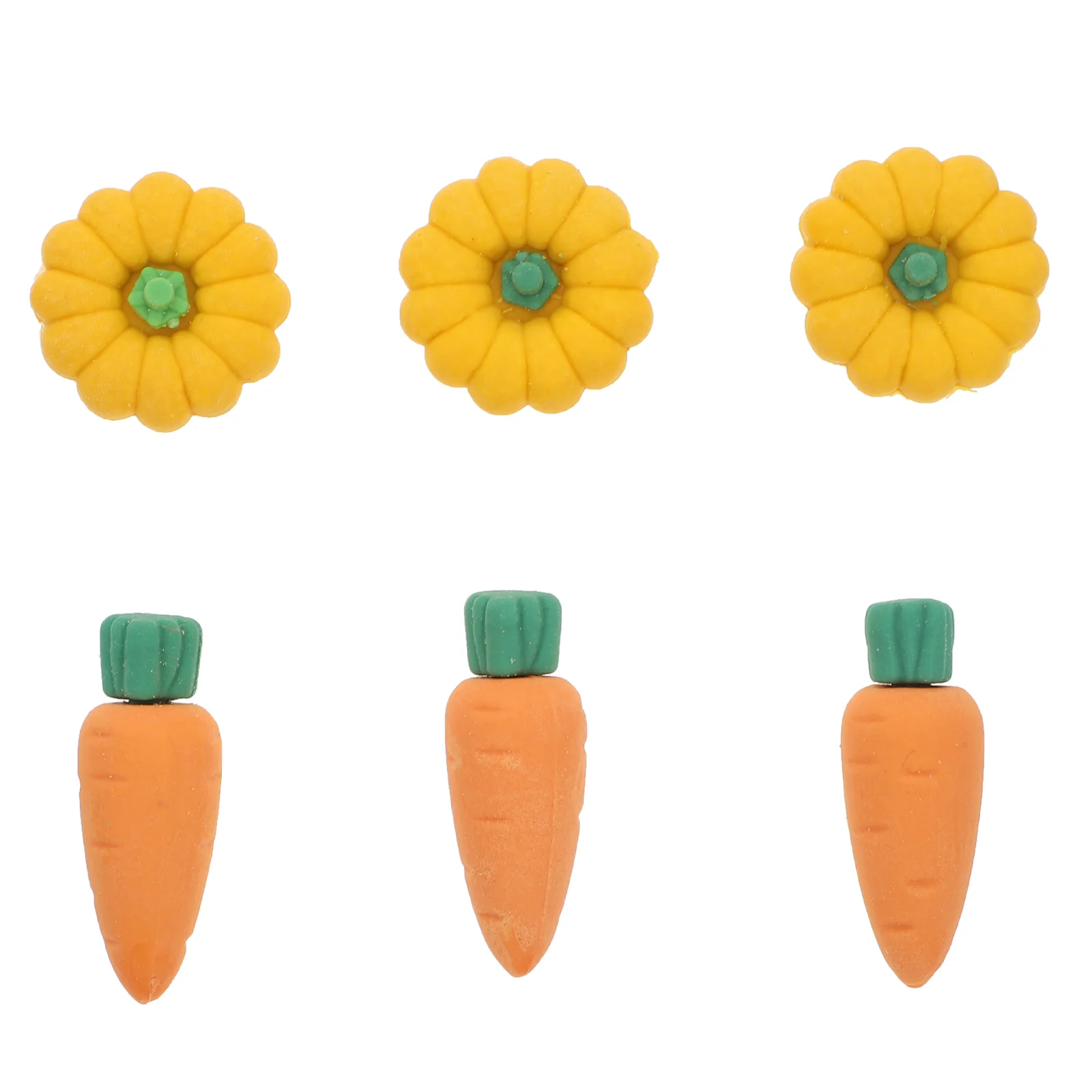 

Eraserseraser Mini Pumpkin Shapedpumkin Filler Bag Goodie Vegetable Cartoon Kidscarroteaster Painting