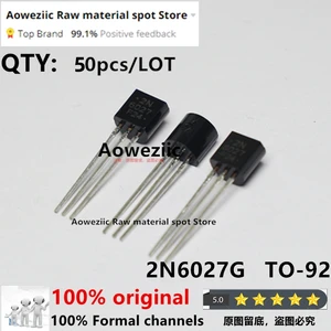Aoweziic 2021+ 100%new imported original 2N6027G-T92-B 2N6027G 2N6027 TO-92 Single junction transistor 40V 150mA